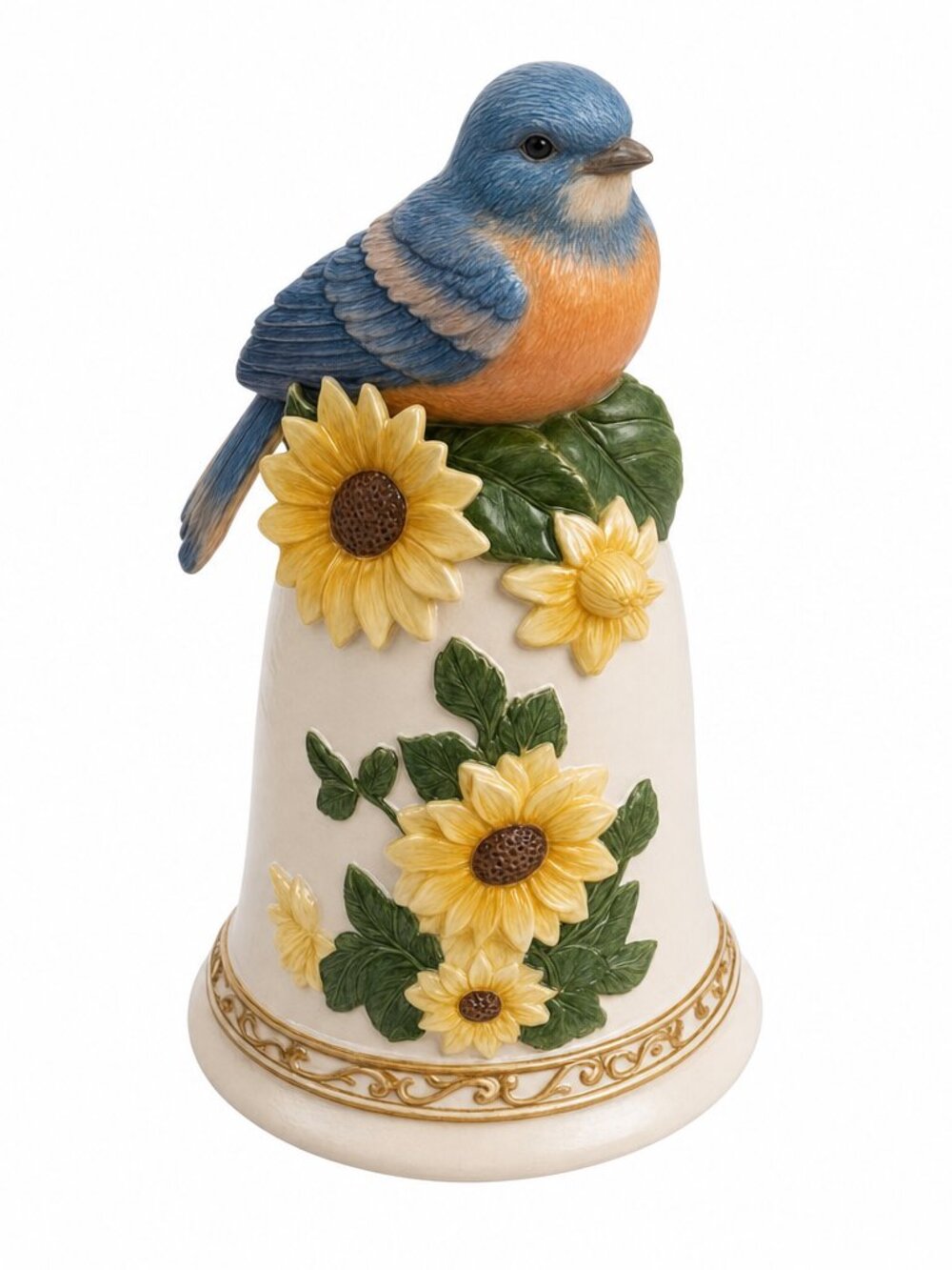 Heritage House Bluebird Bell Music Box